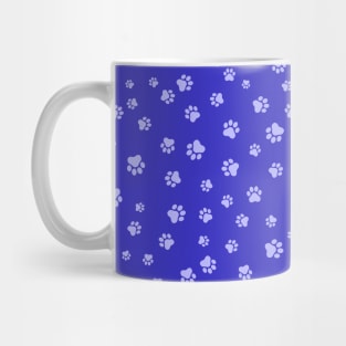 Pet Paw - Car or Dog Seamless Pattern Mug